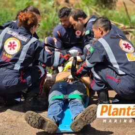 Fotos de Homem é brutalmente espancado em Sarandi e fica em estado grave