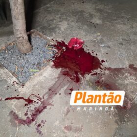 Fotos de Homem é esfaqueado e fica em estado gravíssimo após ataque em Sarandi; crime foi registrado por câmera