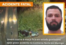 Fotos de Homem que morreu em acidente no Contorno Norte em Maringá é identificado
