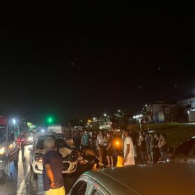 Fotos de Imagens mostram grave acidente no Contorno Sul de Maringá 