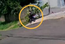 Fotos de Moradores denunciam sequência de acidentes por falta de sinalização em rua de Maringá