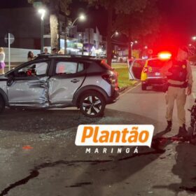 Motociclista é lançado por cima de carro após batida em Maringá; imagem impressionante flagra o impacto Foto 7 Fotos de Motociclista é lançado por cima de carro após batida em Maringá; imagem impressionante flagra o impacto