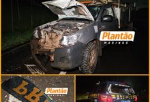 Fotos de Motorista embriagado invade área de acidente com morte, quase atropela policiais, bombeiros e bate em viatura da PRF na BR-376