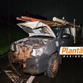 Motorista embriagado invade área de acidente com morte, quase atropela policiais, bombeiros e bate em viatura da PRF na BR-376 Foto 4 Fotos de Motorista embriagado invade área de acidente com morte, quase atropela policiais, bombeiros e bate em viatura da PRF na BR-376