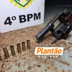 Fotos de Policial penal reage a ataque, troca tiros com criminosos e um suspeito acaba preso em Maringá