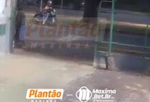 Fotos de Por pouco não termina em tragédia: moça de moto é atingida no pescoço por fio solto em Maringá