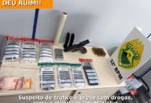 Fotos de Suspeito de tráfico é preso com drogas, arma e munições em Marialva