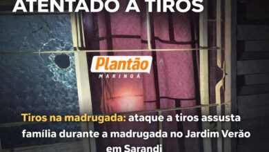 Fotos de Tiros na madrugada: ataque a tiros assusta família durante a madrugada no Jardim Verão em Sarandi