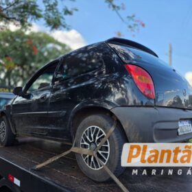 Fotos de Trio armado com pistola e revólver é preso após furar sinal na frente da viatura da RPA em Maringá