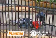 Fotos de VÍDEO: dupla assalta motoboy com prótese e rouba iPhones em Maringá