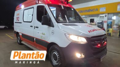 Fotos de Motorista sofre queimaduras após explosão de gás em pátio posto de combustíveis em Maringá