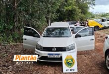 Fotos de Piratas do asfalto são flagrados roubando carreta e trocam tiros com a polícia