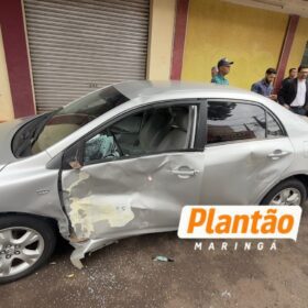 Fotos de Acidente impressionante deixa osso da vítima atravessado na lataria de carro