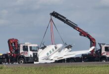 Fotos de Advogado publica vídeo logo após incidente com avião em Maringá; aeronave saiu da pista