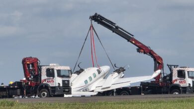 Fotos de Advogado publica vídeo logo após incidente com avião em Maringá; aeronave saiu da pista