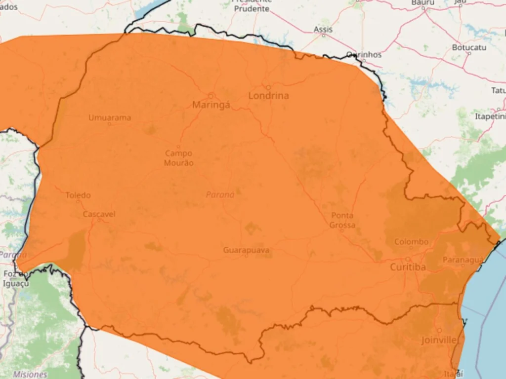 Fotos de Alerta Inmet: Paraná entra na rota de tempestades de 100 mm, ventos fortes e granizo