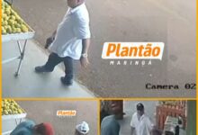 Fotos de Assalto é registrado por câmera de segurança em Marialva; vítima tem joias e celular levados