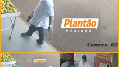 Fotos de Assalto é registrado por câmera de segurança em Marialva; vítima tem joias e celular levados