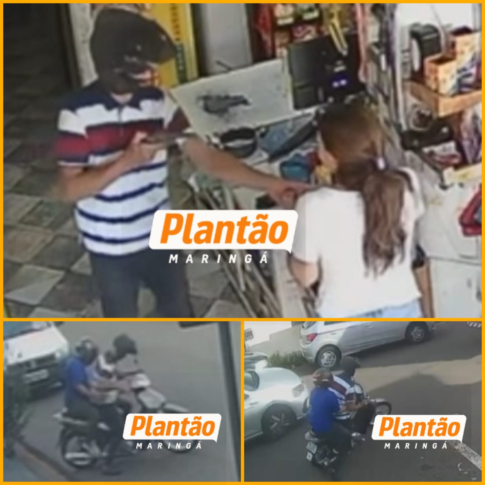 Fotos de Assalto relâmpago em mercado: casal leva R$ 30 mil em joias no Borba Gato, em Maringá