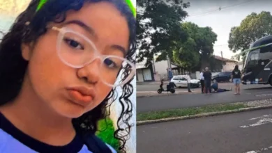 Fotos de Câmera registra acidente com ônibus na região que terminou com a morte de adolescente de 14 anos