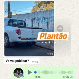 Fotos de Caminhonete de empresário de Maringá acusado de feminicídio é localizada em Florestópolis; empresário segue foragido