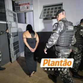 Fotos de Casal é preso por tráfico de drogas durante patrulhamento do Choque em Maringá