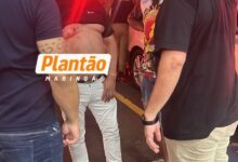 Fotos de Confusão durante evento termina com dois feridos por faca em Maringá