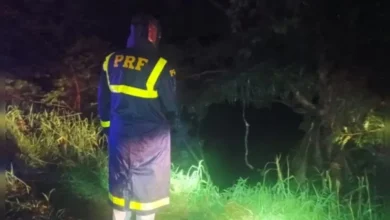 Fotos de Criança morre e pai desaparece após caminhão da família cair em represa no PR