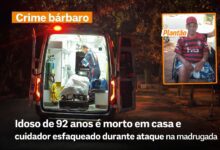 Fotos de Crime bárbaro: Idoso de 92 anos com deficiência é morto em casa e cuidador esfaqueado durante ataque na madrugada