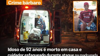 Fotos de Crime bárbaro: Idoso de 92 anos com deficiência é morto em casa e cuidador esfaqueado durante ataque na madrugada