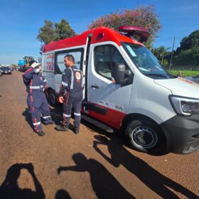 Fotos de Flagrante: Grave acidente no Contorno Sul de Maringá deixa motorista ferido e preso às ferragens; vídeo