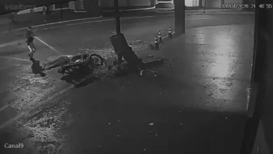 Fotos de Fuga da PM termina com jovem arremessada contra poste no Paraná