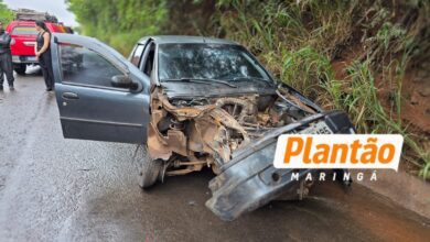 Fotos de Grave acidente no Contorno Sul mobiliza equipes do Corpo de Bombeiros e do Samu em Maringá