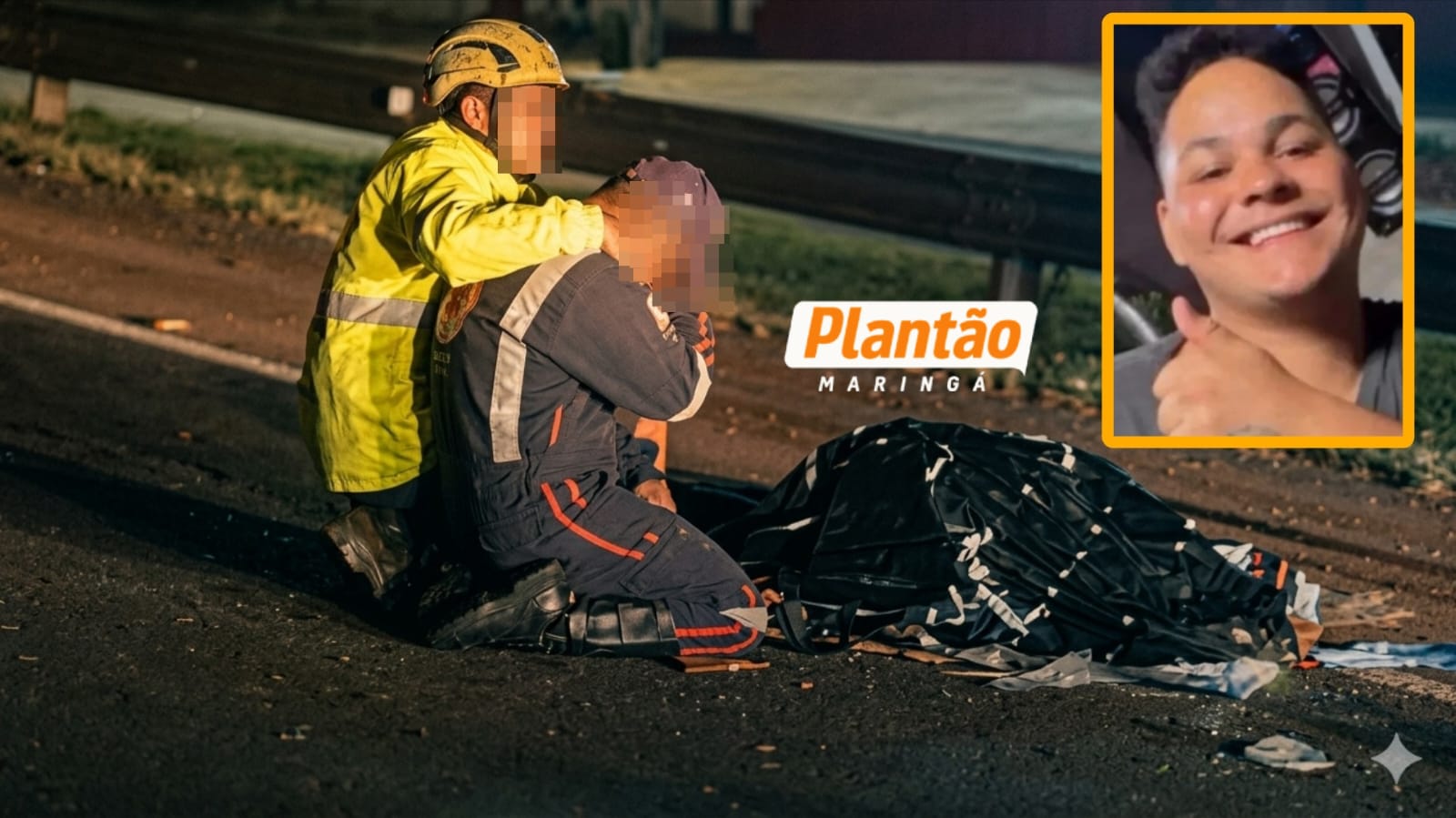 Fotos de Identificado jovem que morreu em capotamento na BR-376; Pai socorrista reconheceu o filho durante atendimento