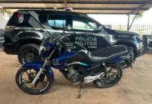 Fotos de PM usa Olho Vivo para recuperar motocicleta furtada em Maringá