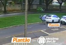 Fotos de Imagem desmente versão de motorista em acidente em Maringá 