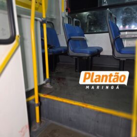 Fotos de Homem morre após ser esfaqueado dentro de ônibus em Maringá