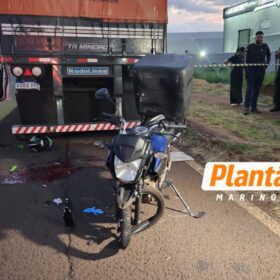 Fotos de Jovem de 18 anos morre após colidir contra carreta na Marginal do Contorno Norte, em Maringá