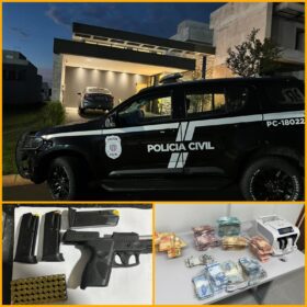 Megaoperação policial cumpre mandados em Maringá, Sarandi e mais 25 cidades; grupo movimentou R$ 2 bilhões com jogos de azar Foto 14 Fotos de Megaoperação policial cumpre mandados em Maringá, Sarandi e mais 25 cidades; grupo movimentou R$ 2 bilhões com jogos de azar