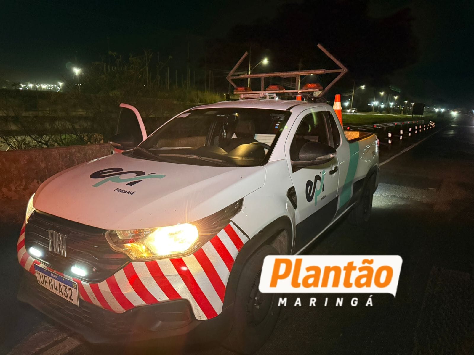 Fotos de Mesmo ferido, vítima de acidente na rodovia entre Paiçandu e Maringá não larga o litro de bebida alcoólica