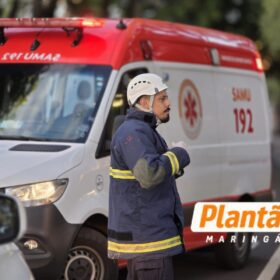 Fotos de Moça fica ferida após perder o controle de carro e atingir árvore em Maringá