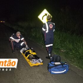 Fotos de Motociclistas ficam feridos em grave acidente na BR-376, em Maringá