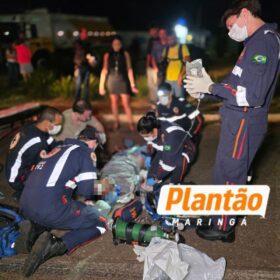 Fotos de Motorista com suspeita de embriaguez é preso após dirigir na contramão causar grave acidente no Contorno Sul de Maringá