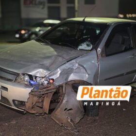 Fotos de Motorista com suspeita de embriaguez é preso após dirigir na contramão causar grave acidente no Contorno Sul de Maringá