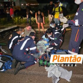 Fotos de Motorista com suspeita de embriaguez é preso após dirigir na contramão causar grave acidente no Contorno Sul de Maringá