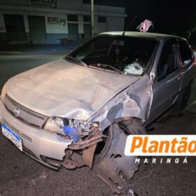 Fotos de Motorista com suspeita de embriaguez é preso após dirigir na contramão causar grave acidente no Contorno Sul de Maringá