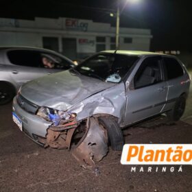 Fotos de Motorista com suspeita de embriaguez é preso após dirigir na contramão causar grave acidente no Contorno Sul de Maringá