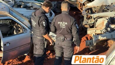 Fotos de Operação fecha desmanche ilegal de veículos em Sarandi