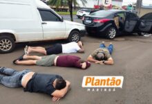 Fotos de Quadrilha suspeita de golpes contra comerciantes é presa em Maringá