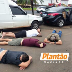 Fotos de Quadrilha suspeita de golpes contra comerciantes é presa em Maringá